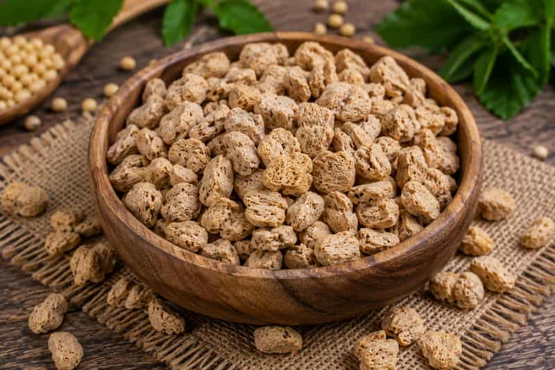 پروتئین سویا خورشتی با بافت درشت و یکنواخت